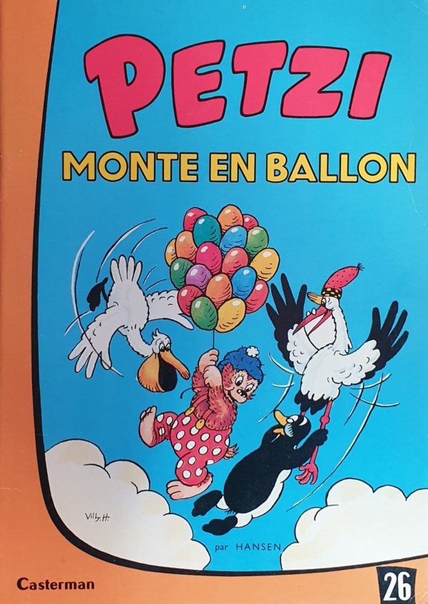PETZI monte en ballon